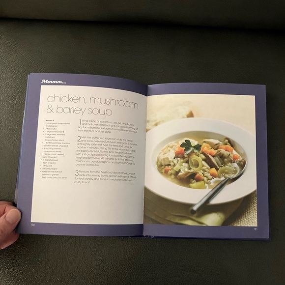 2/$20 Mmmm...Soup Hard Cover Recipe Cookbook - 2011 Poultry Vegetables Fish Meat - Picture 6 of 6